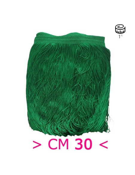 Tripolino Fringe cm 30 Green - Pack of 1 mt.