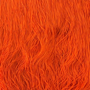 Frangia in Tripolino cm 30 Arancio Fluo - Pacco 1 mt. 2