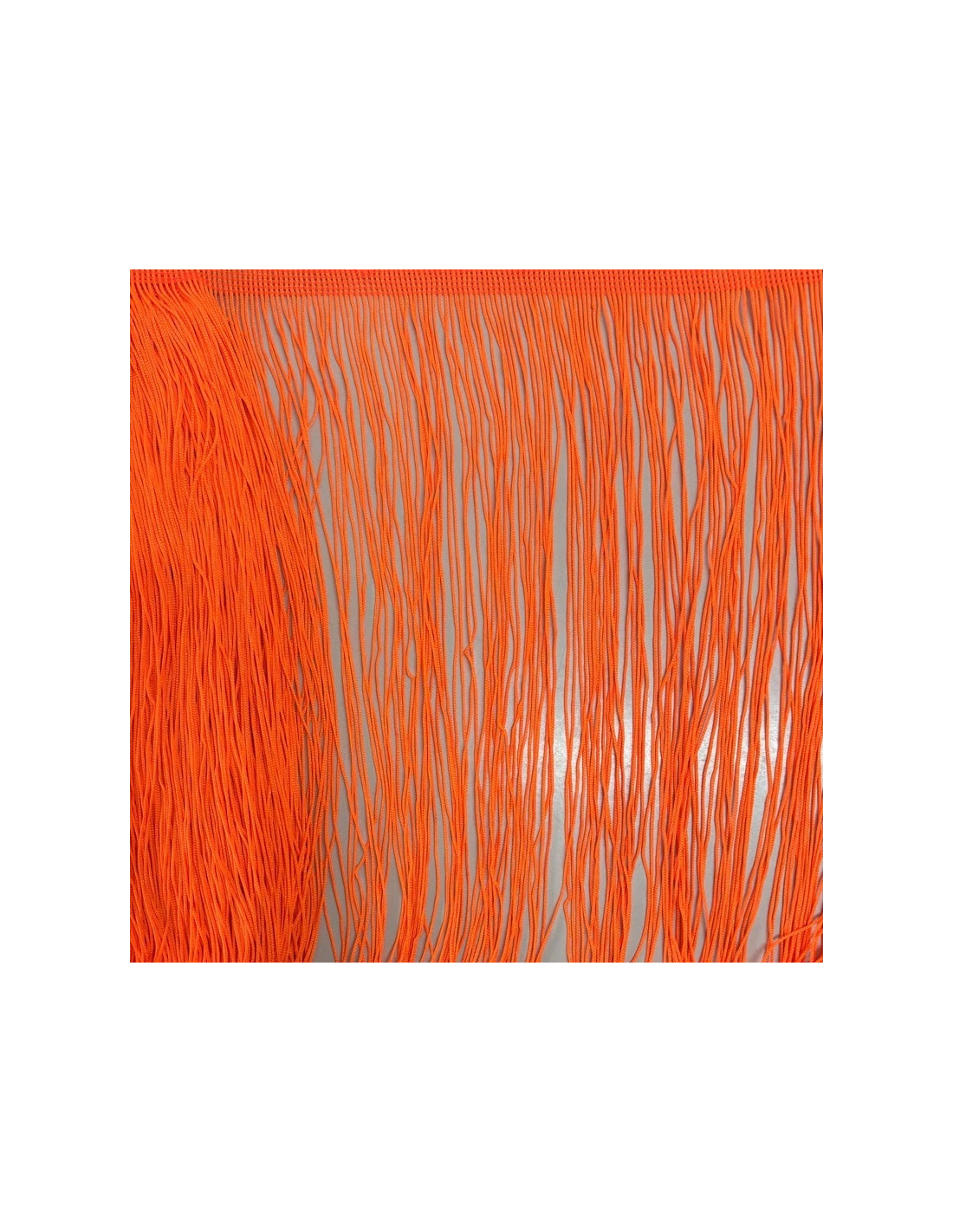 Frangia in Tripolino cm 30 Arancio Fluo - Pacco 1 mt.