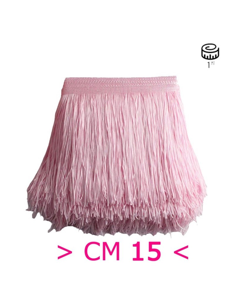 Tripolino Fringe cm 15 Pink Baby - Pack of 1 mt.