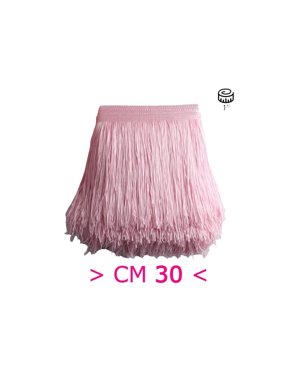 Tripolino Fringe cm 30 Baby Pink - Pack of 1 mt.