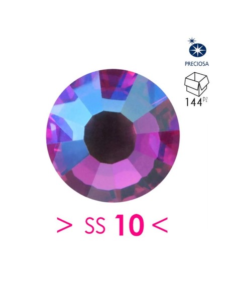 Preciosa Strass Termoadesivi ss 10 Fuchsia AB - 144PZ