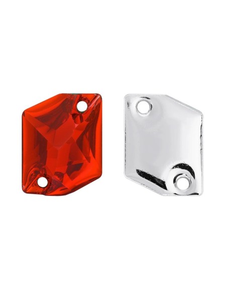 Pietra da Cucire in Cristallo GT Crystal Cosmic  mm 20x16 Light Siam - 1PZ