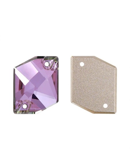 Pietra da Cucire in Cristallo GT Crystal Cosmic mm 27x21 Violet - 1PZ