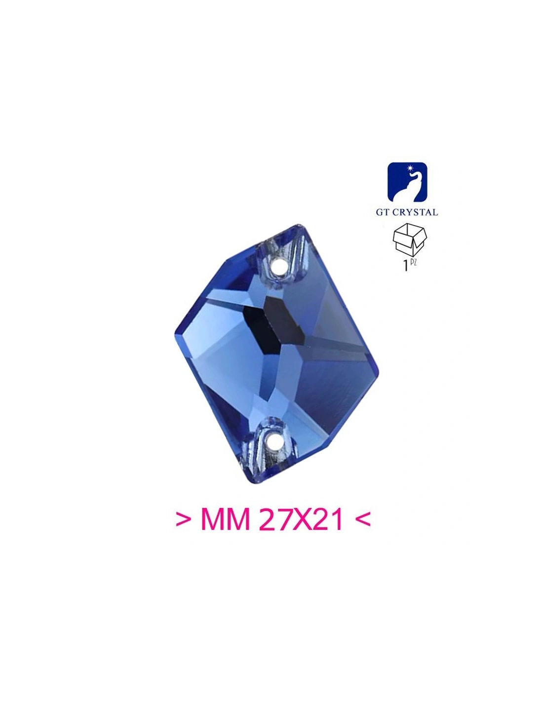 Stone Sew On in Crystal GT Crystal Cosmic mm 27x21 Sapphire - 1PC