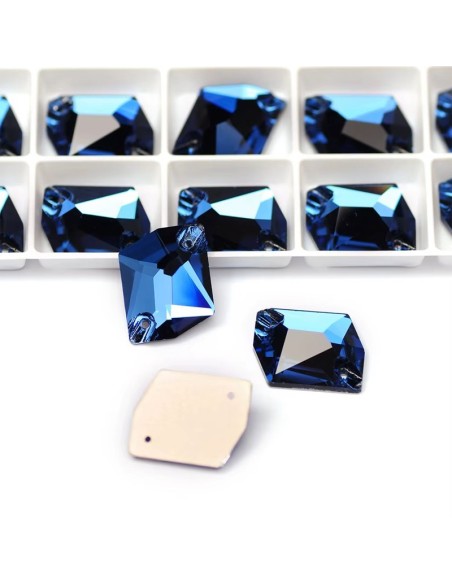 Pietra da Cucire in Cristallo GT Crystal Cosmic mm 27x21 Sapphire - 1PZ