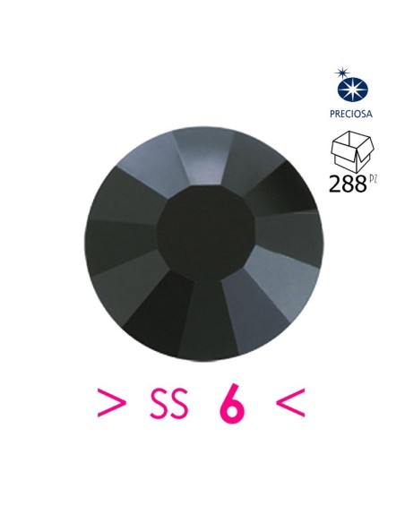 Rhinestones Preciosa  Hotfix ss 6 Crystal - 144 pcs - Size: ss6 (2 mm)