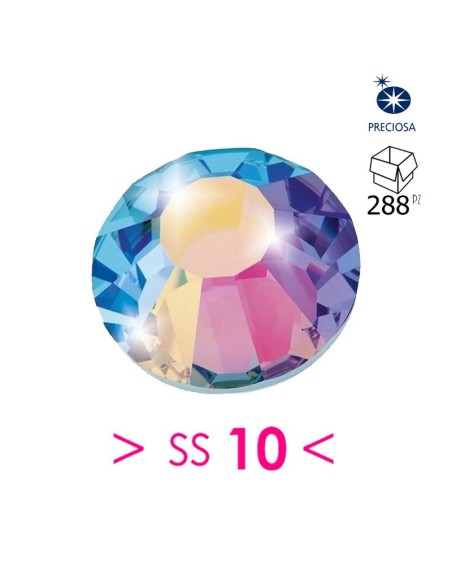 Preciosa Strass Termoadesivi ss 10 Crystal AB - 288PZ