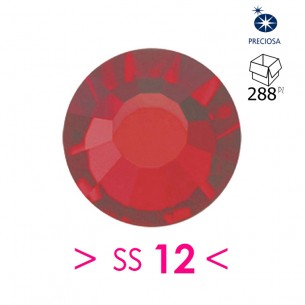 Preciosa Strass Termoadesivi ss 12 Siam - 144PZ