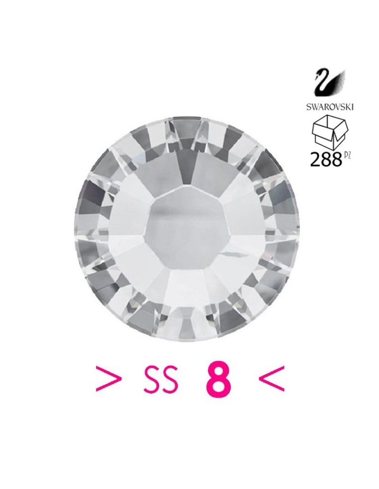 Strass Swarovski XILION Rose ss 8 Crystal - 288PZ