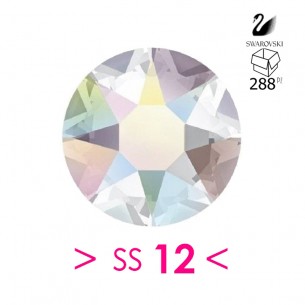 Strass Swarovski XIRIUS Rose ss 12  Crystal AB - 288PZ