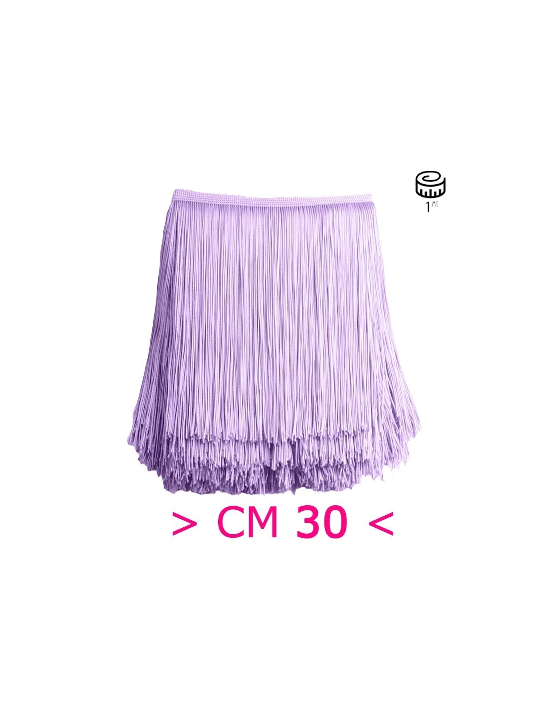 Tripolino Fringe cm 30 Lilac - Pack of 1 mt.