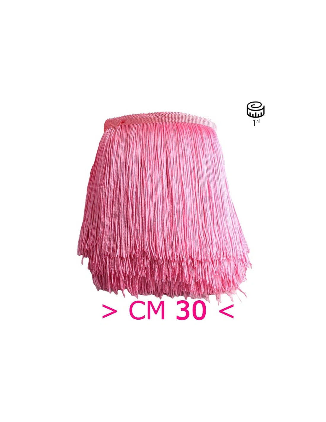 Tripolino Fringe cm 30 Pink Alive - Pack of 1 mt.