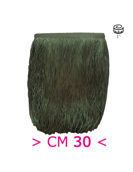 Tripolino Fringe cm 30 Forest Green - Pack of 1 mt.