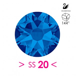 Strass Swarovski XIRIUS Rose ss 20  capri Blue - 144PZ Rhinestones Hotfix