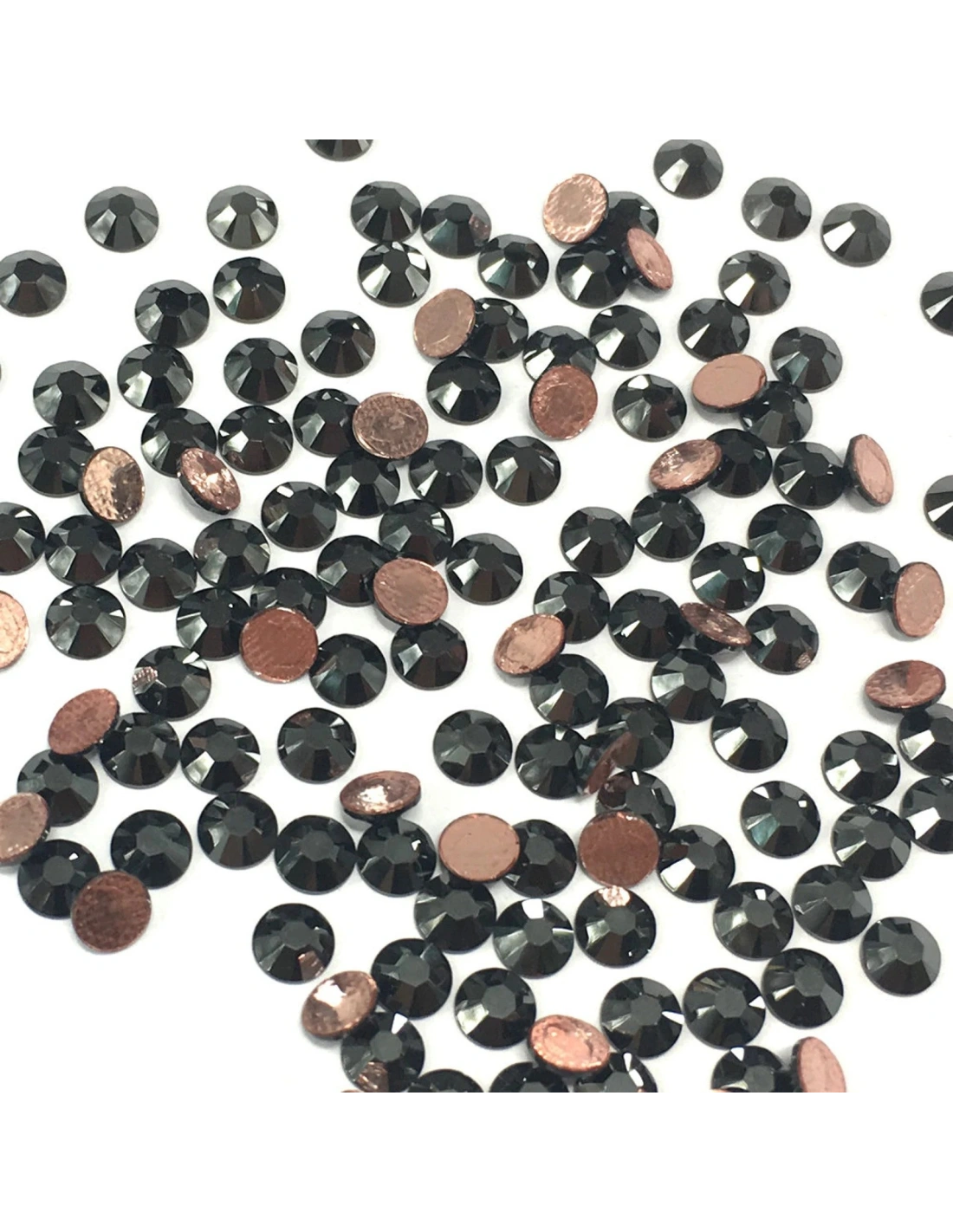 Rhinestones Swarovski XILION Rose ss 20 Hematite -  144pcs - Hotfix Strass