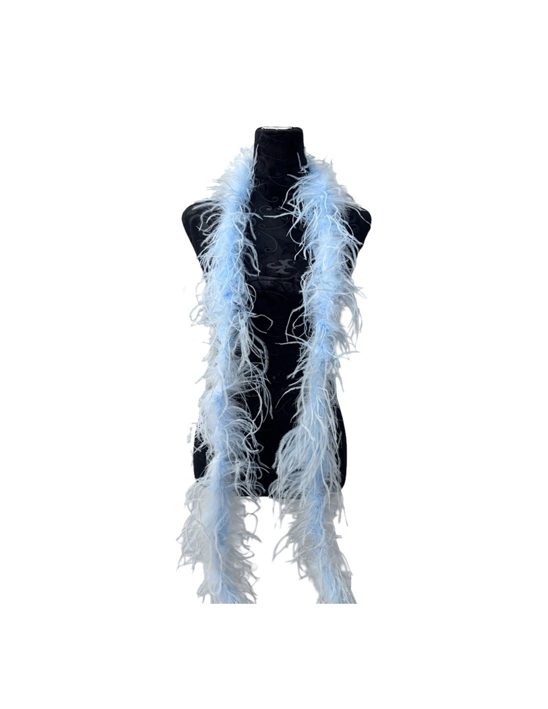 Boa Ostrich Feather Aqua - Pack of 2 mt.