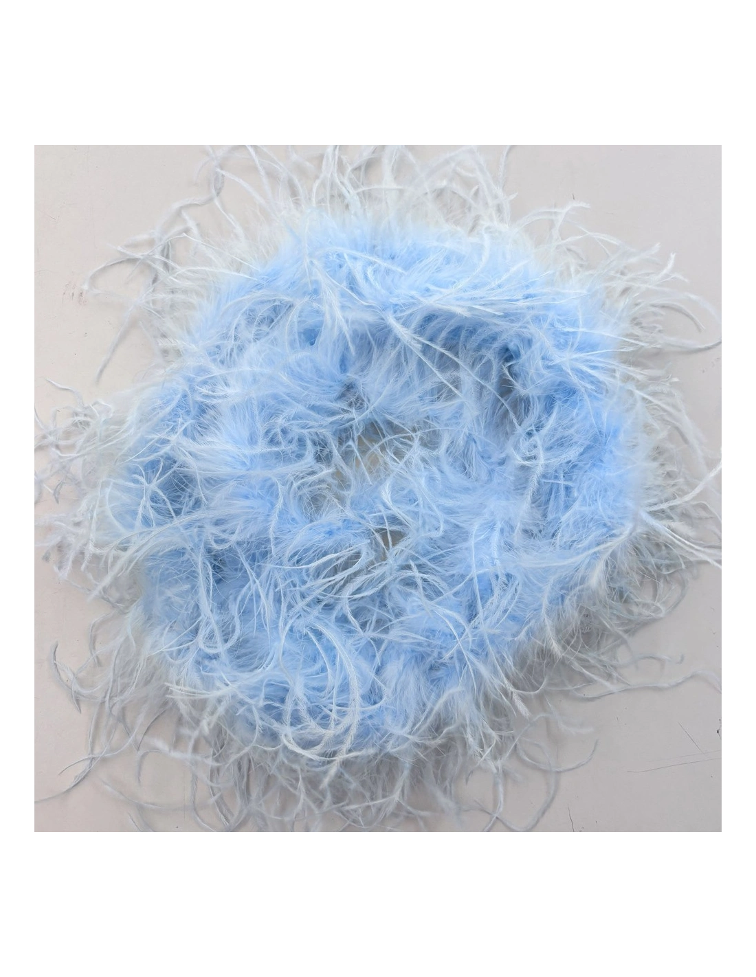Boa Ostrich Feather Aqua - Pack of 2 mt.