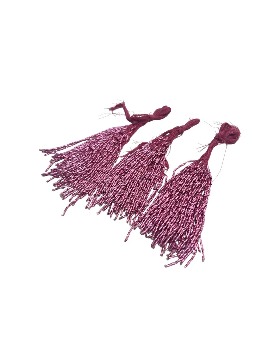 Fringes sewing bugles Gold Pack - 1MT. - Fringes and Feathers