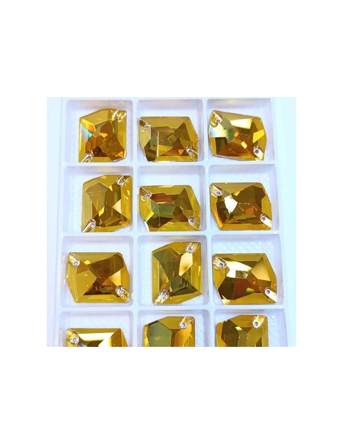 Stone Sew On in Crystal Cosmic mm 20x16 Sunshine - 1PC