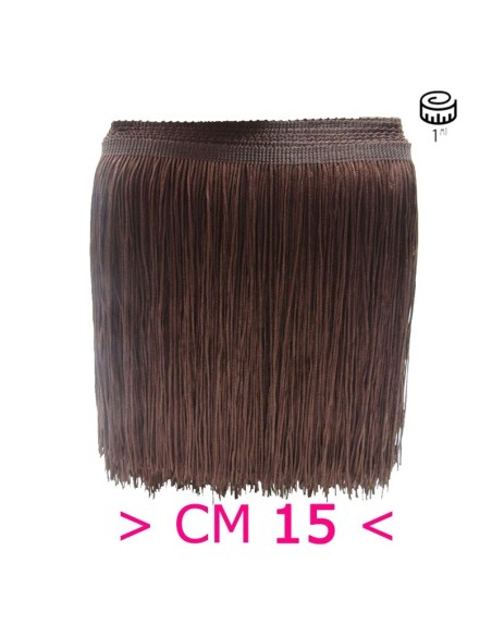 Tripolino Fringe cm 15 Chocolate - Pack of 1 mt.