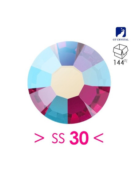 Strass GT Crystal Termoadesivi ss 30 Fuchsia AB  - 144PZ