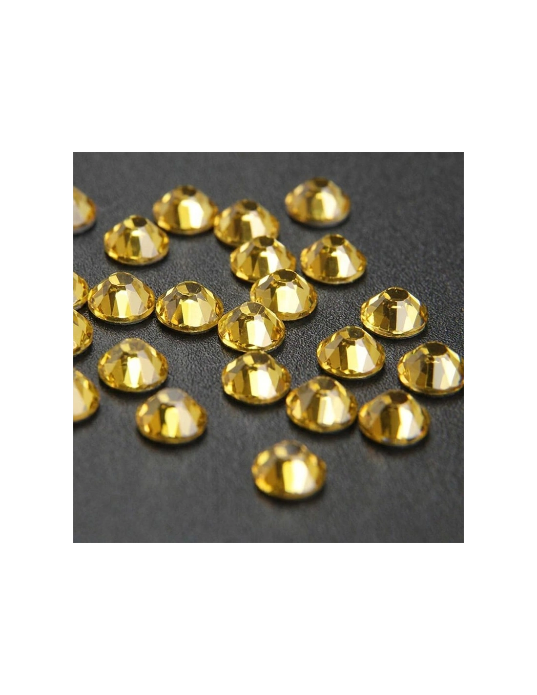 Rhinestones Gt Crystal Hotfix ss 20  Lt. Col. Topaz - 144 pcs - Hotfix Strass