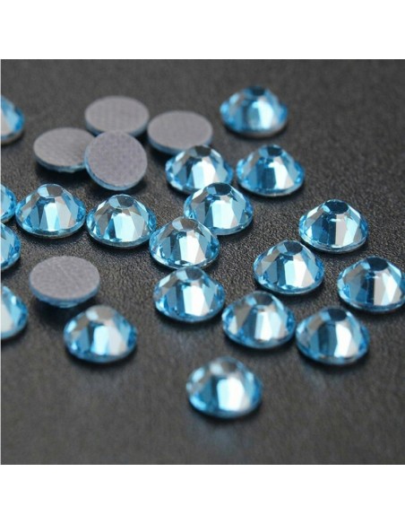 Strass GT Crystal Termoadesivi ss 16  Aquamarine - 144 PZ