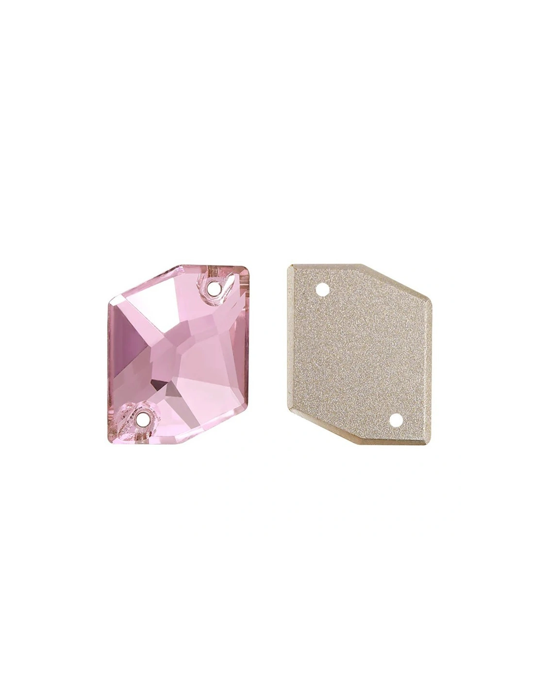 Stone Sew On in Crystal Cosmic mm 20x16 Light Rose - 1PC