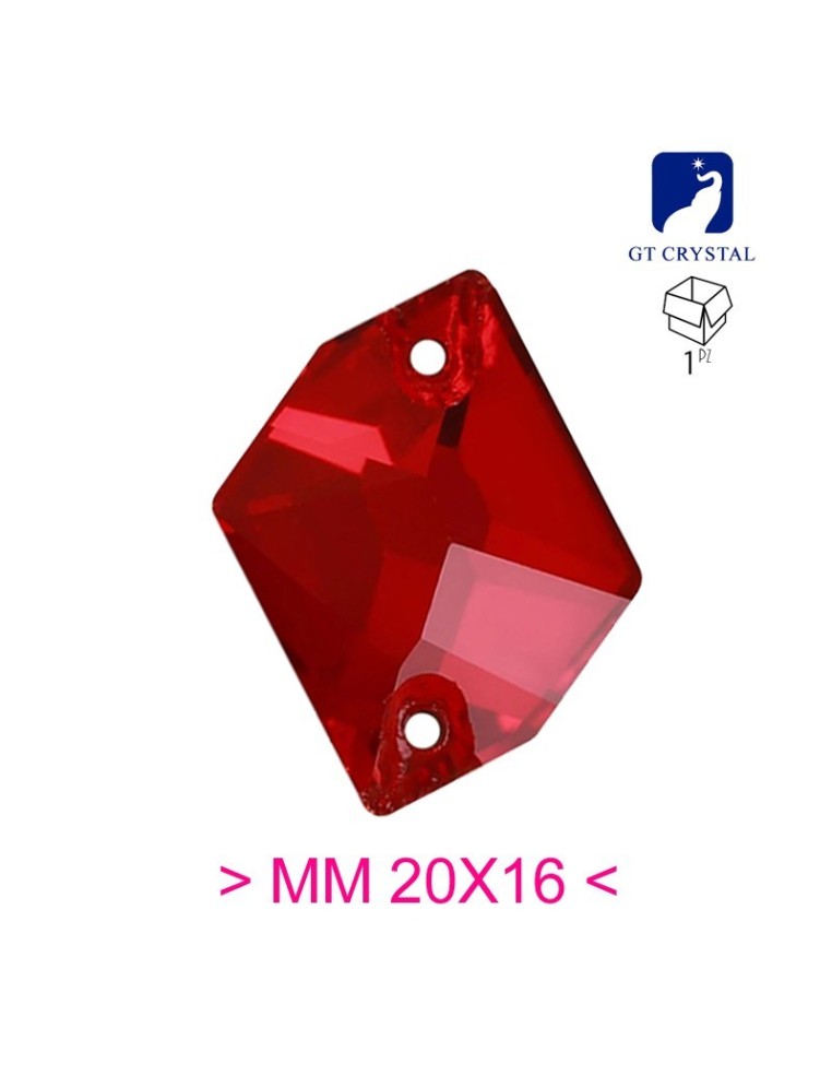 Pietra da Cucire in Cristallo Cosmic mm 20x16 Siam - 1PZ