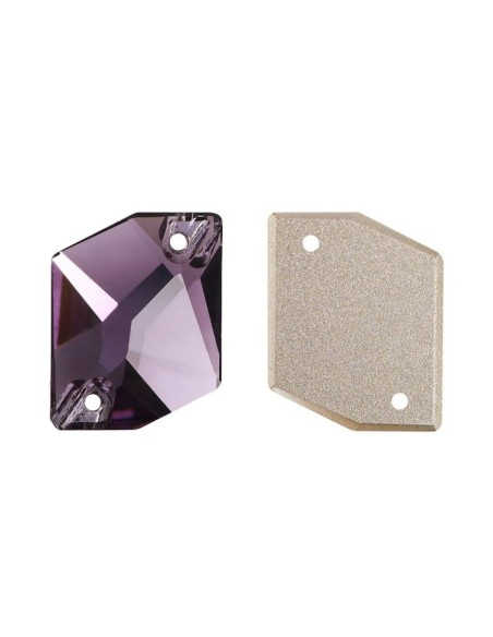 Stone Cosmic Swarovski mm 20x16 Crystal Golden Shadow - 1PC - Stone to be sewn all crystal