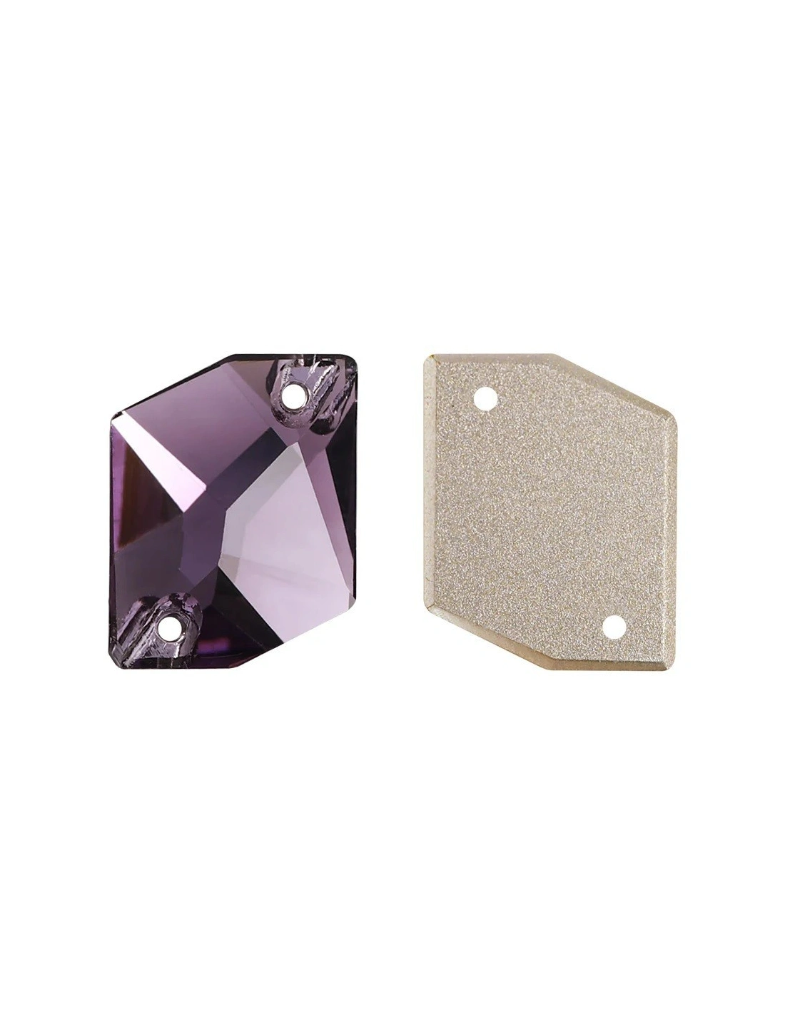 Pietra da Cucire in Cristallo Cosmic mm 20x16 Amethyst - 1PZ