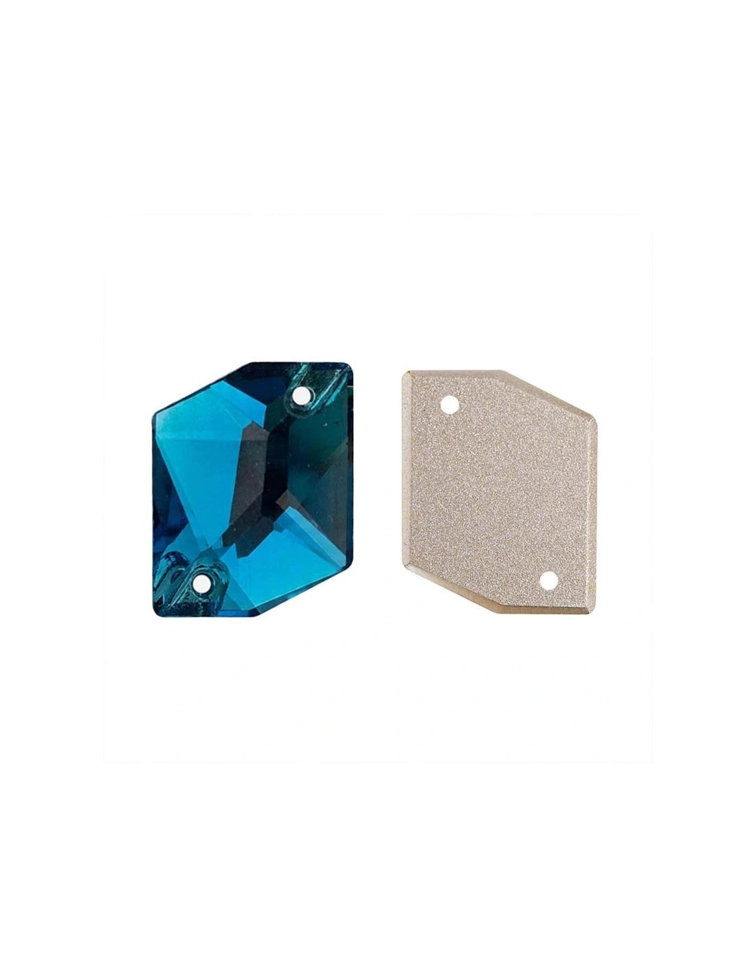 Pietra da Cucire in Cristallo GT Crystal Cosmic  mm 20x16 Indicolite - 1PZ