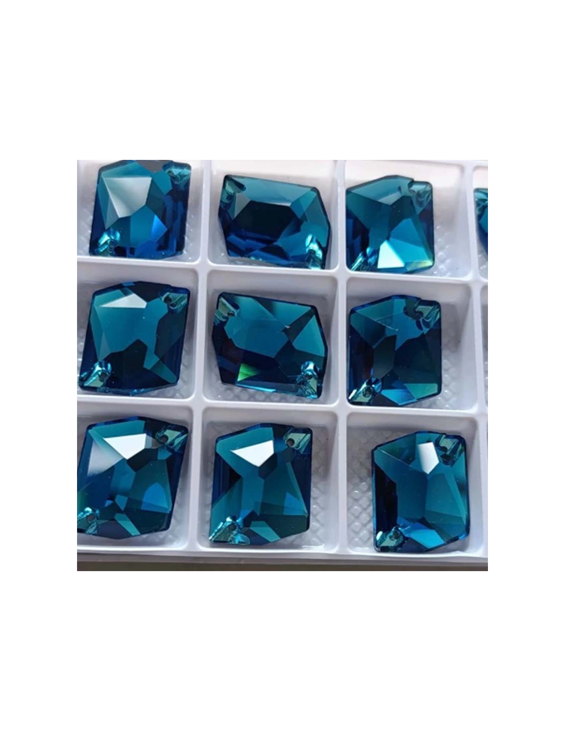 Pietra da Cucire in Cristallo GT Crystal Cosmic  mm 20x16 Indicolite - 1PZ