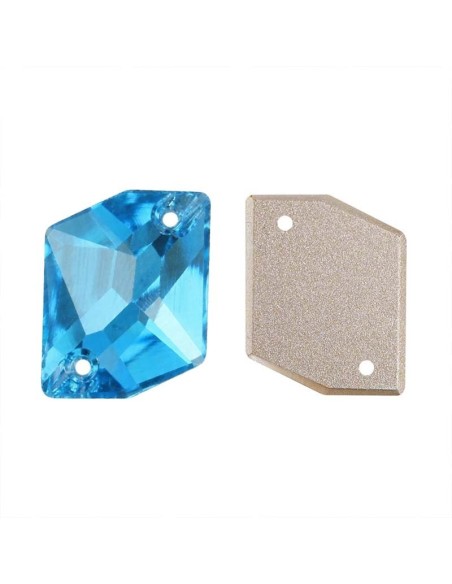 Pietra da Cucire in Cristallo Cosmic mm 20x16 Aquabohemica - 1PZ