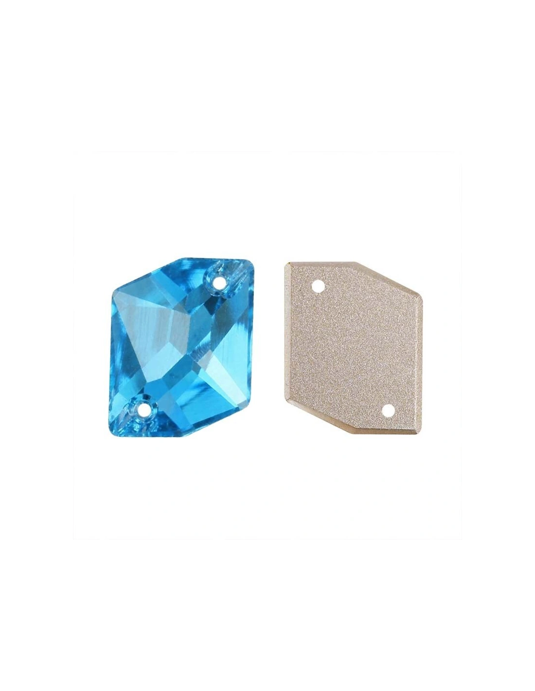 Stone Cosmic Swarovski mm 20x16 Crystal Golden Shadow - 1PC - Stone to be sewn all crystal
