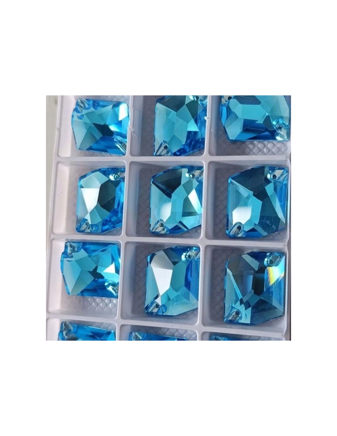 Pietra da Cucire in Cristallo Cosmic mm 20x16 Aquabohemica - 1PZ