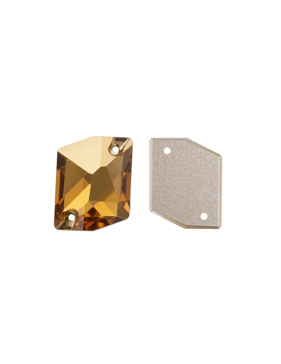 Pietra da Cucire in Cristallo Cosmic mm 20x16 Aurum - 1PZ