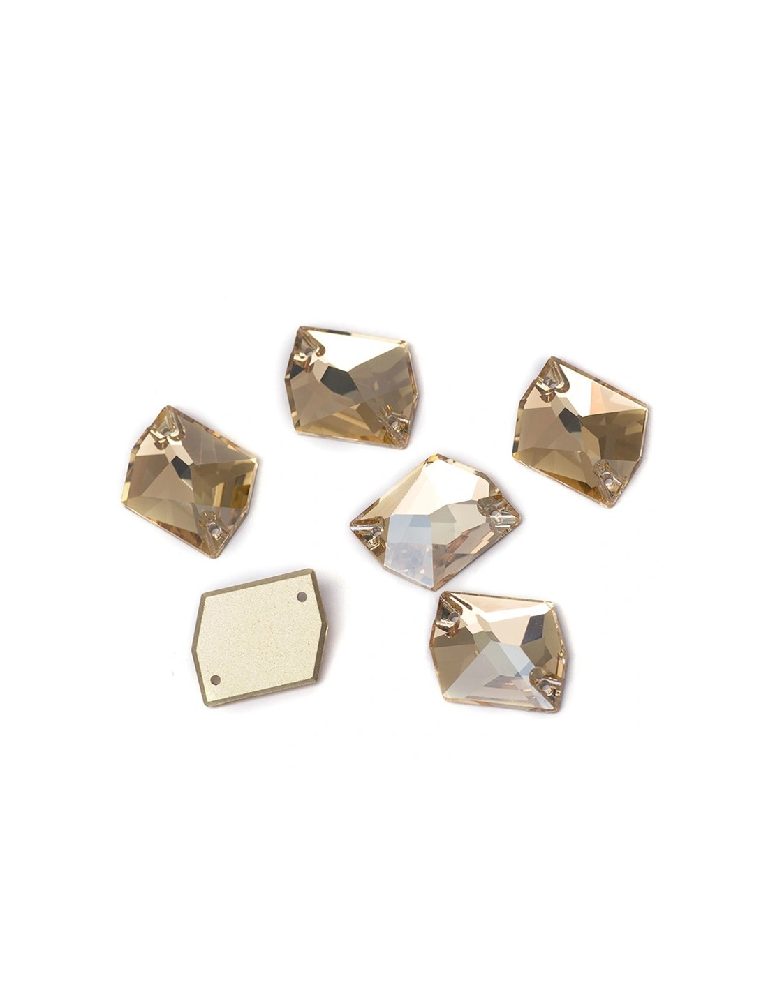 Stone Sew On in Crystal GT Crystal Cosmic mm 27x21 Golden Shadow - 1PC