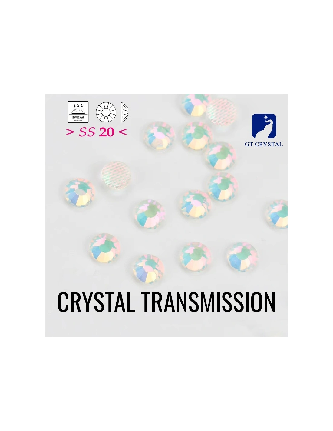 Strass GT Crystal Termoadesivi ss 20  Crystal Transmission - 144PZ
