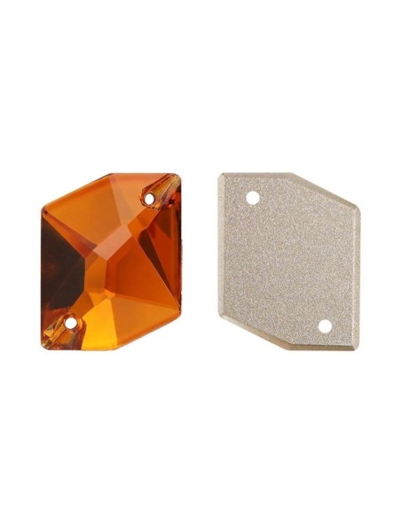 Stone Sew On in Crystal Cosmic mm 20x16 Topaz - 1PC