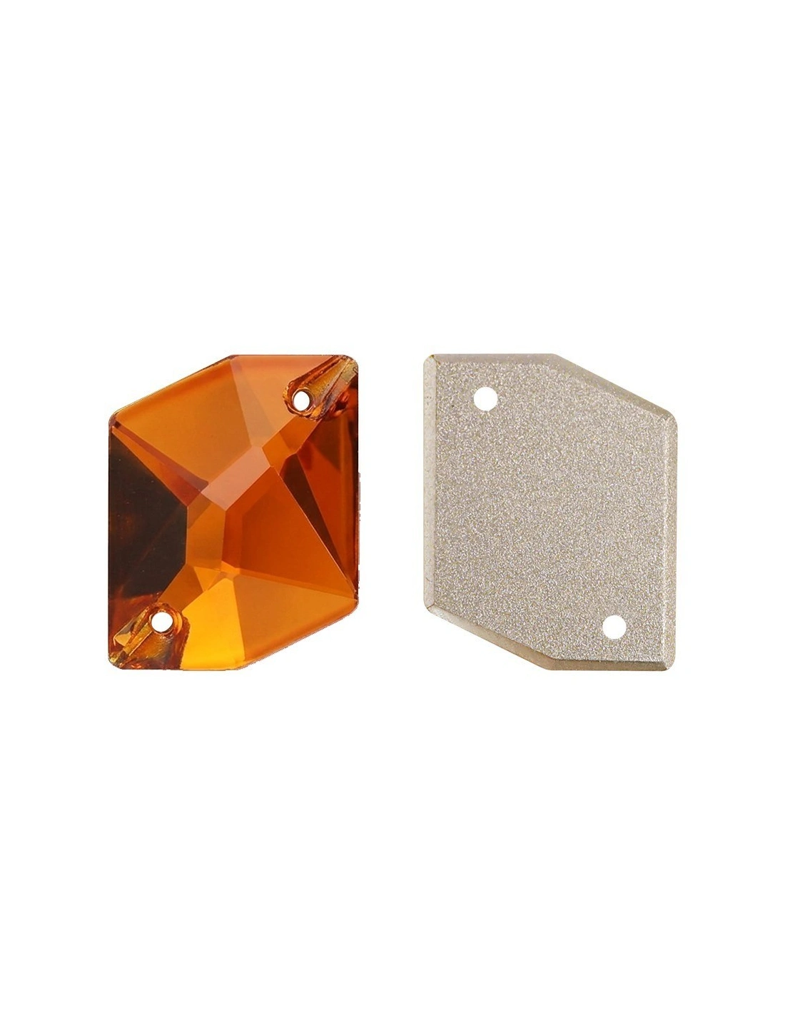Pietra da Cucire in Cristallo Cosmic mm 20x16 Topaz - 1PZ