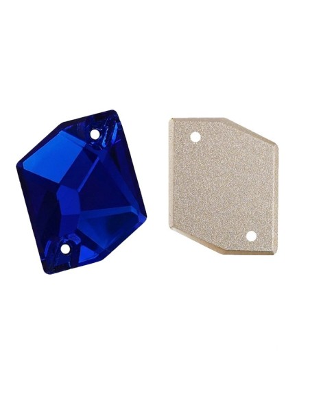Stone Sew On in Crystal GT Crystal Cosmic mm 27x21 Blu Cobalto - 1PC