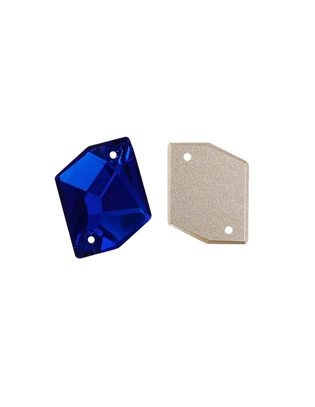 Pietra da Cucire in Cristallo GT Crystal Cosmic mm 27x21 Blu Cobalto - 1PZ