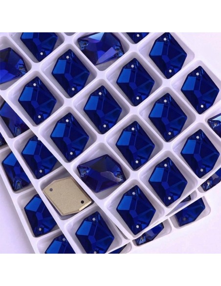 Stone Sew On in Crystal GT Crystal Cosmic mm 27x21 Blu Cobalto - 1PC