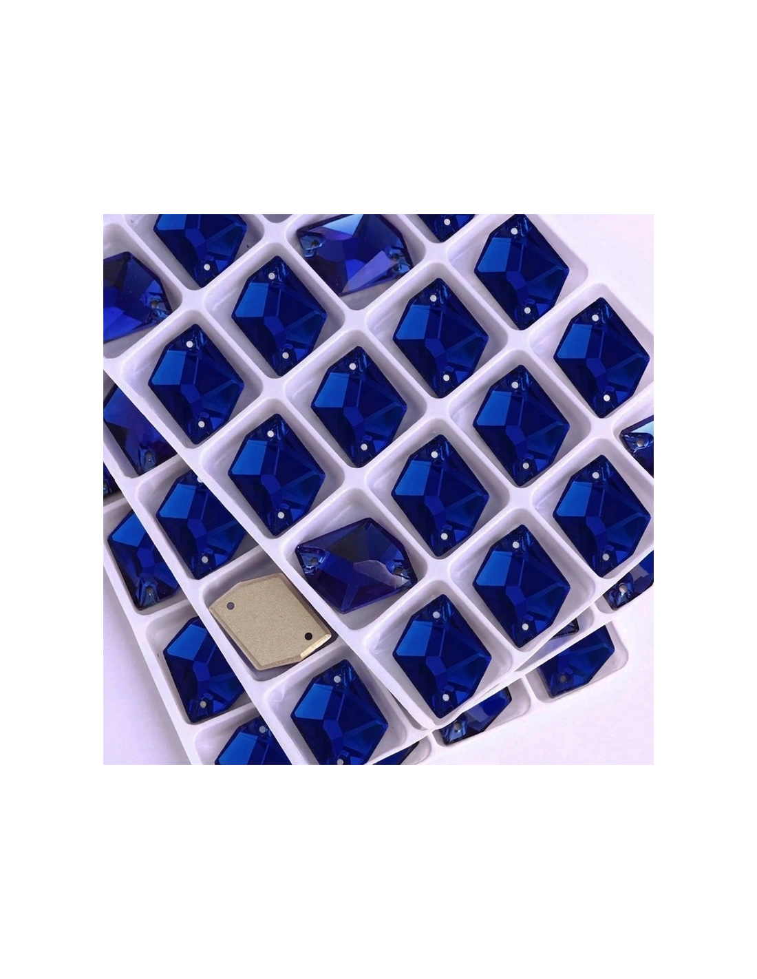 Stone Sew On in Crystal GT Crystal Cosmic mm 27x21 Blu Cobalto - 1PC