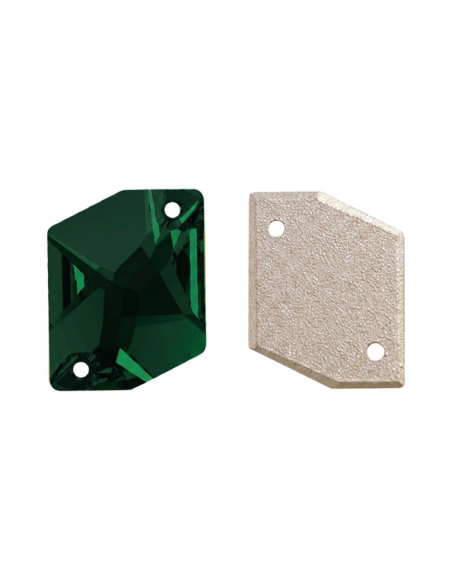 Pietra da Cucire in Cristallo Cosmic mm 20x16 Emerald - 1PZ
