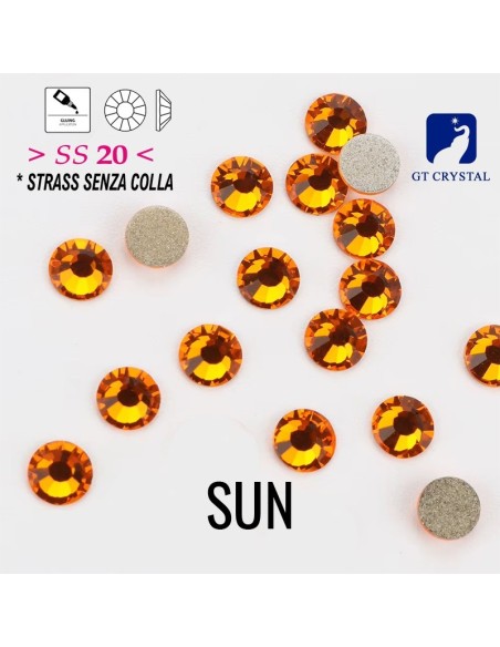 Strass GT Crystal senza colla ss 20 Sun - 144PZ