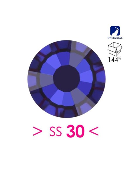 Strass GT Crystal Termoadesivi ss 30 Blu Majestic - 144PZ