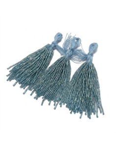 Fringes sewing bugles Aqua Pack - 1MT. - Fringes and Feathers 2